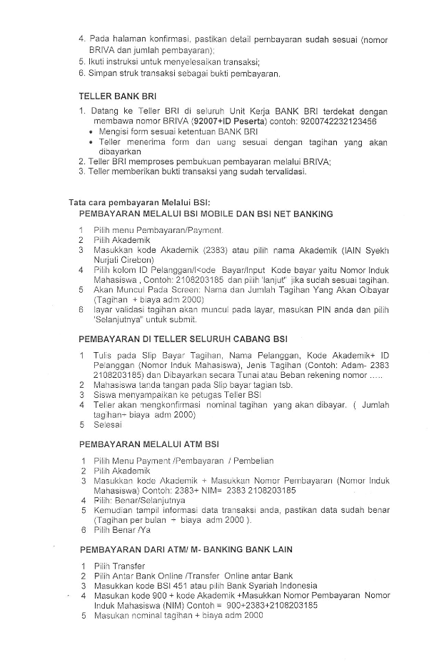 PENGUMUMAN PEMBAYARAN UKT JALUR SPAN-PTKIN TAHUN 2023