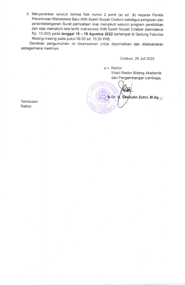 HERREGISTRASI SPMB MANDIRI TAHUN 2022