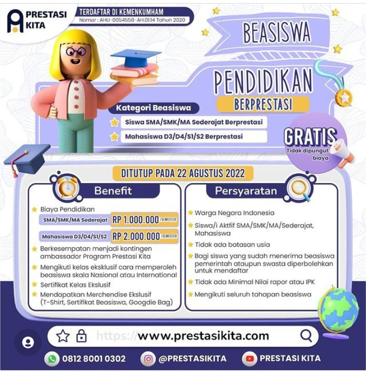 BEASISWA PRESTASI KITA