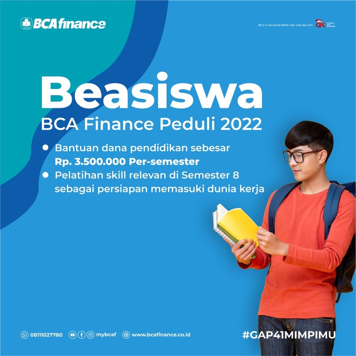 BEASISWA BCA FINANCE 2022