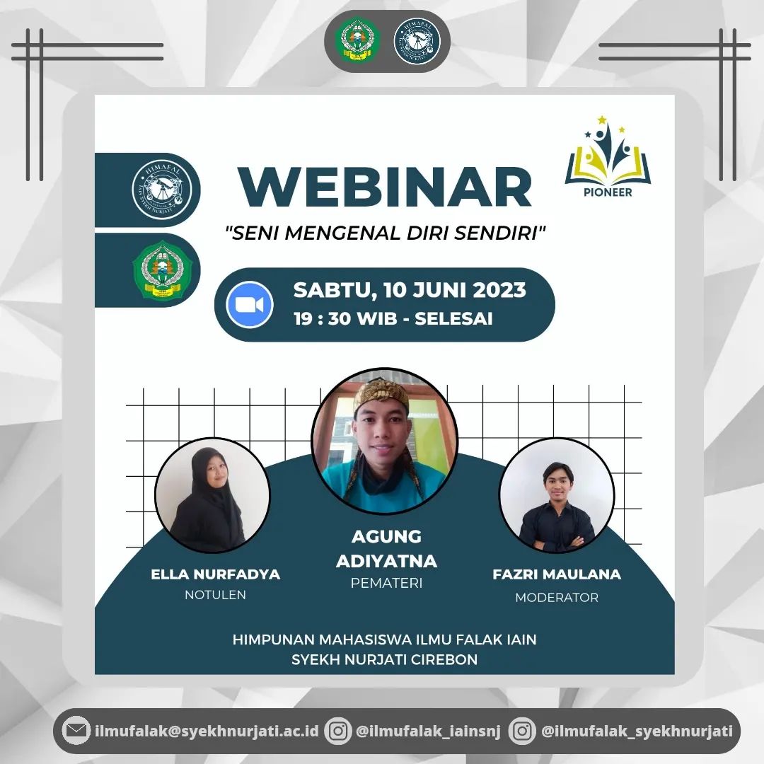 WEBINAR SENI MENGENAL JATI DIRI