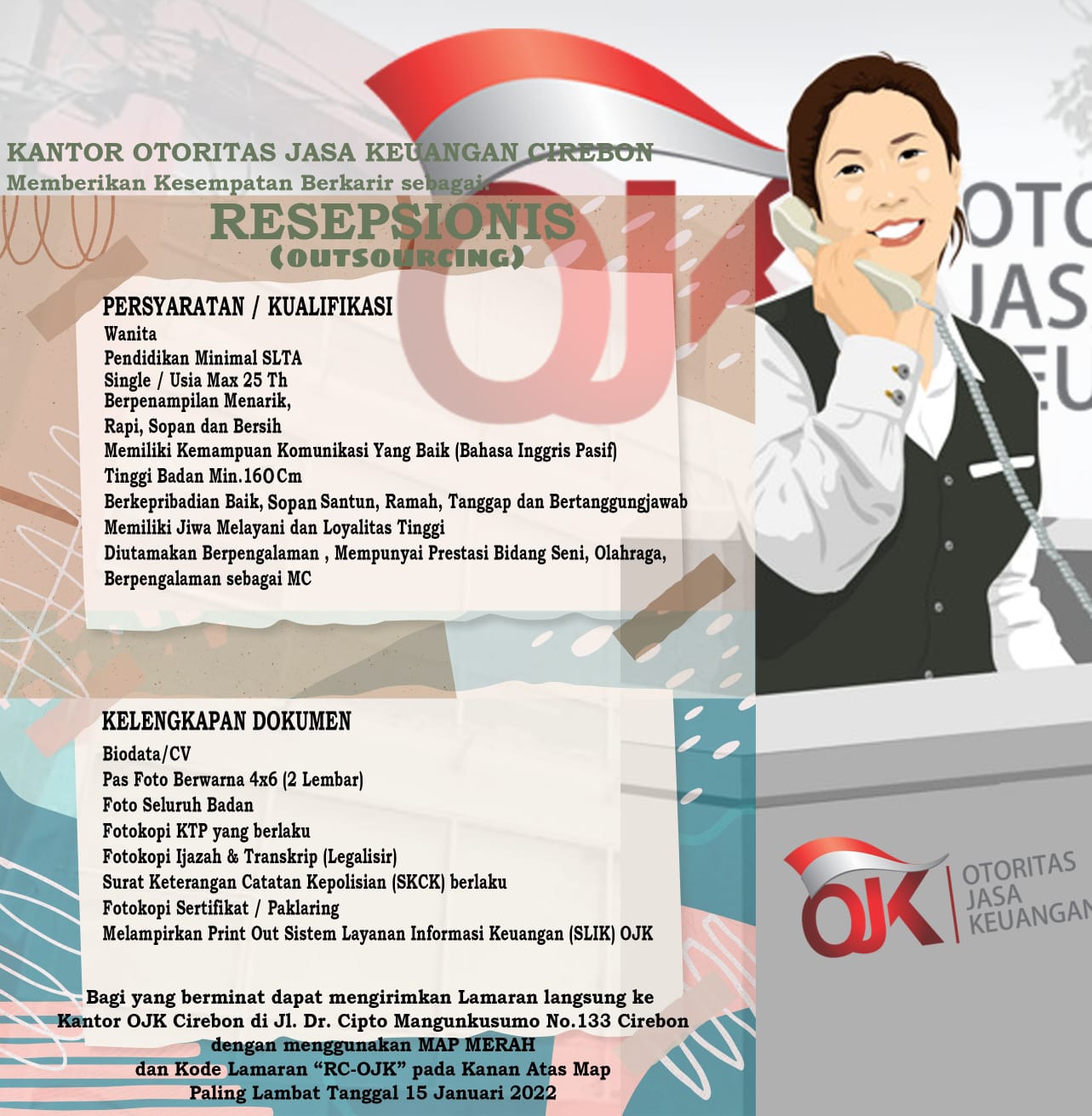 LOWONGAN KERJA OTORITAS JASA KEUANGAN (OJK) CIREBON
