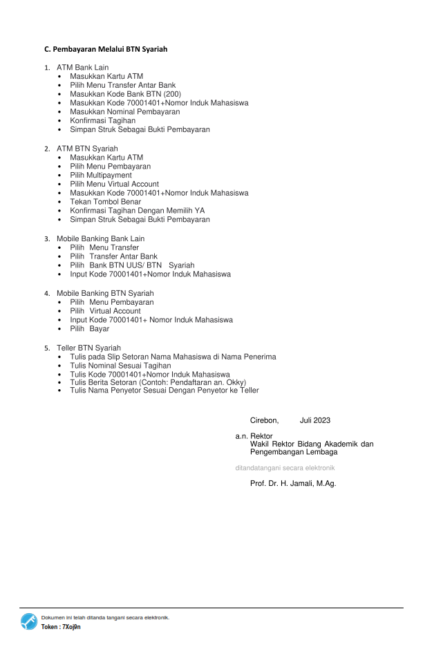 Pengumuman Perubahan Jadwal Herregistrasi Program Sarjana dan Pascasarjana Semester Ganjil Tahun Akademik 2023-2024