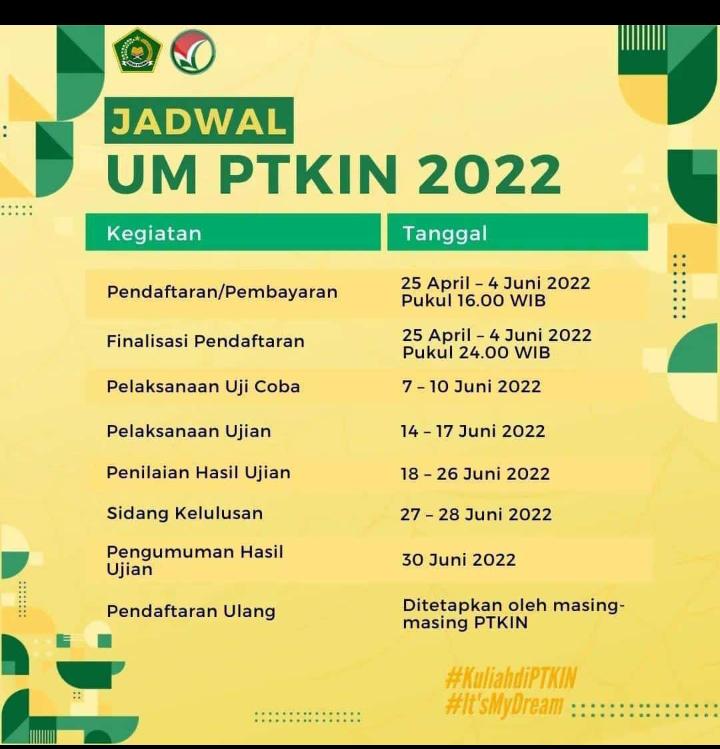 JADWAL UM PTKIN 2022