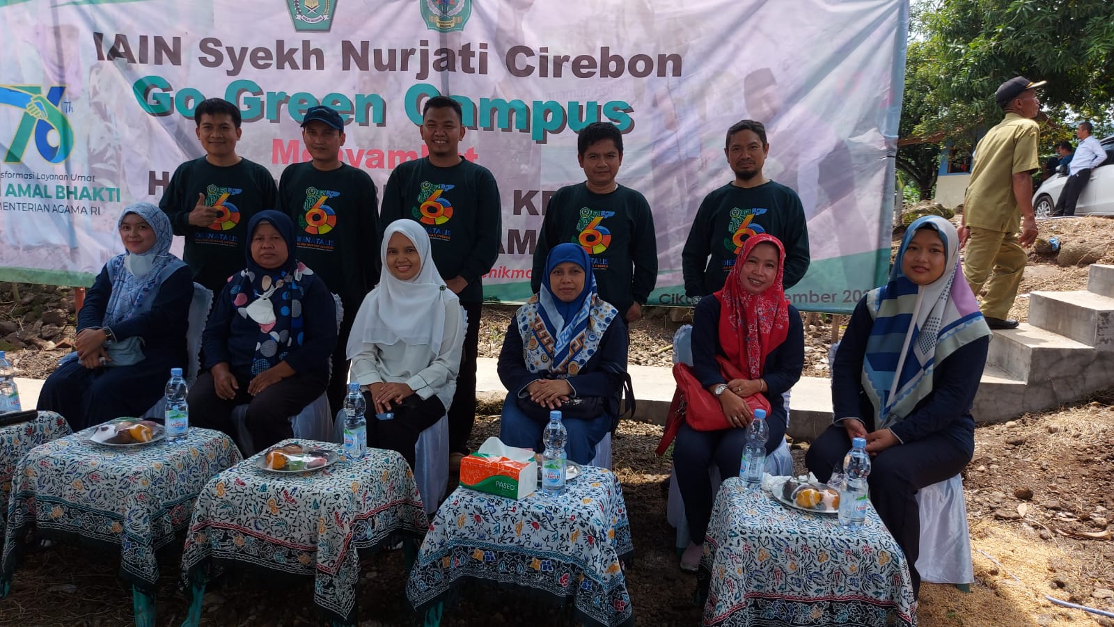 PERINGATAN HARI AMAL BHAKTI KEMENAG RI, IAIN SYEKH NURJATI CIREBON SELENGGARAKAN GO GREEN CAMPUS