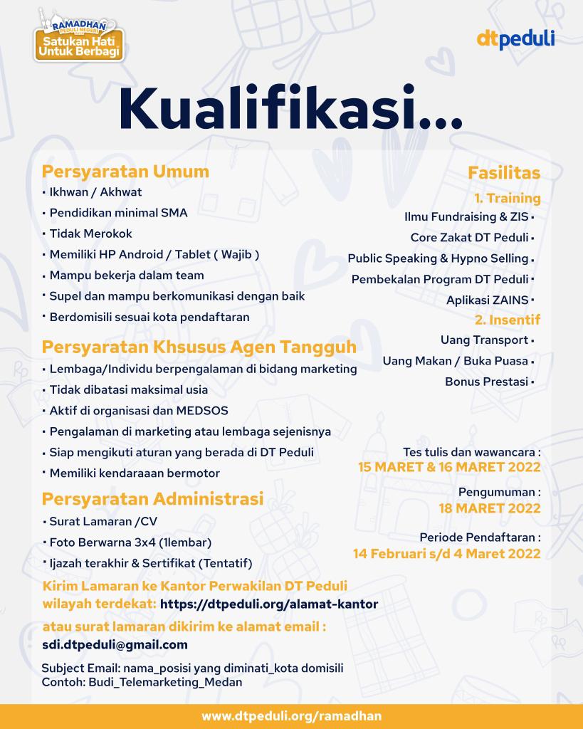 Pembukaan Relawan DT Peduli 2022