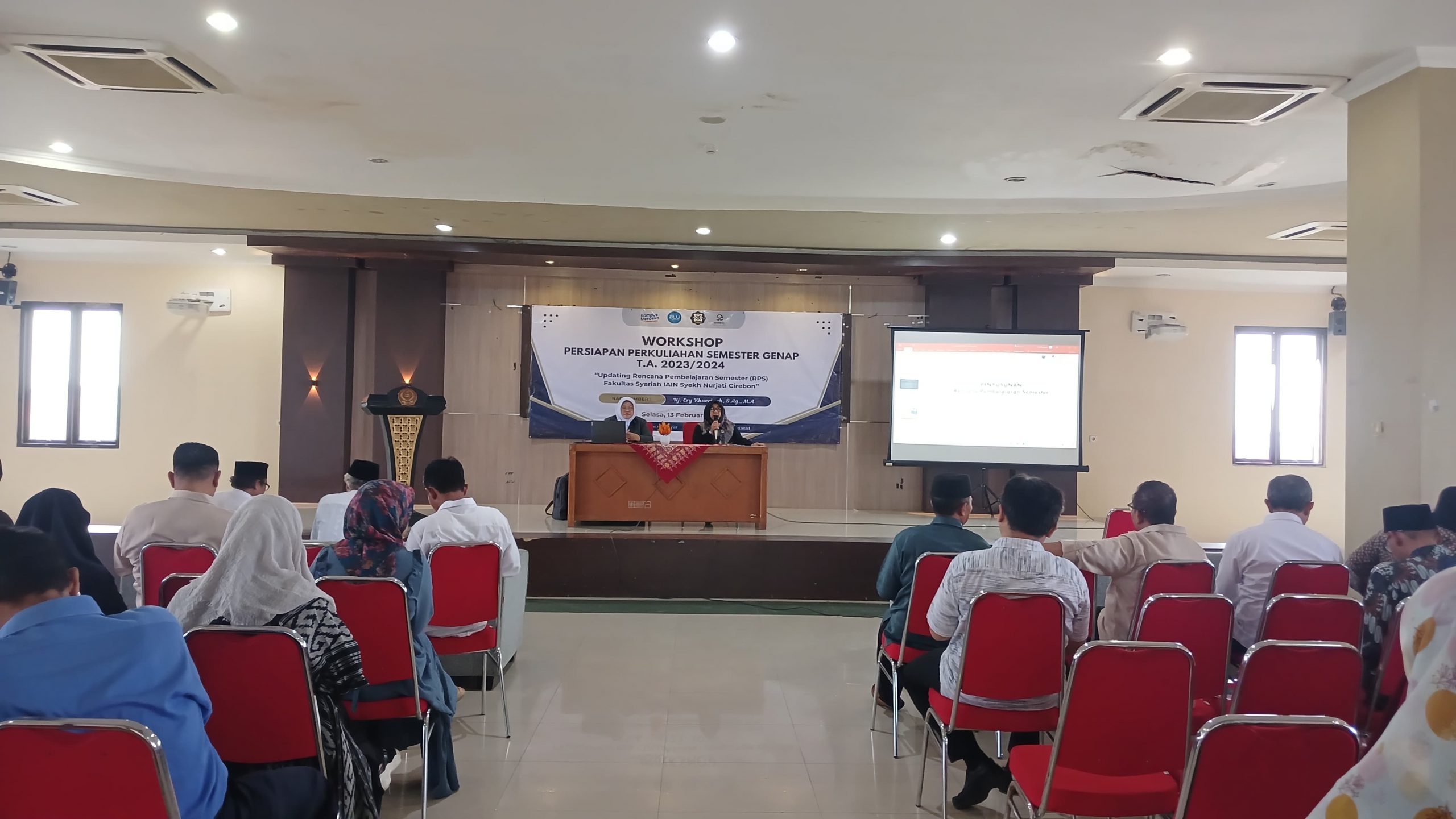 Para Dosen Jurusan Ilmu Falak Mengikuti Workshop Persiapan Perkuliahan Semester Genap