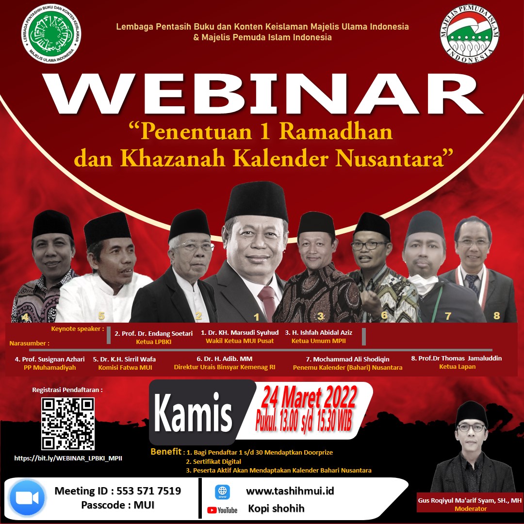 WEBINAR PENENTUAN 1 RAMADHAN DAN KHAZANAH KALENDER NUSANTARA