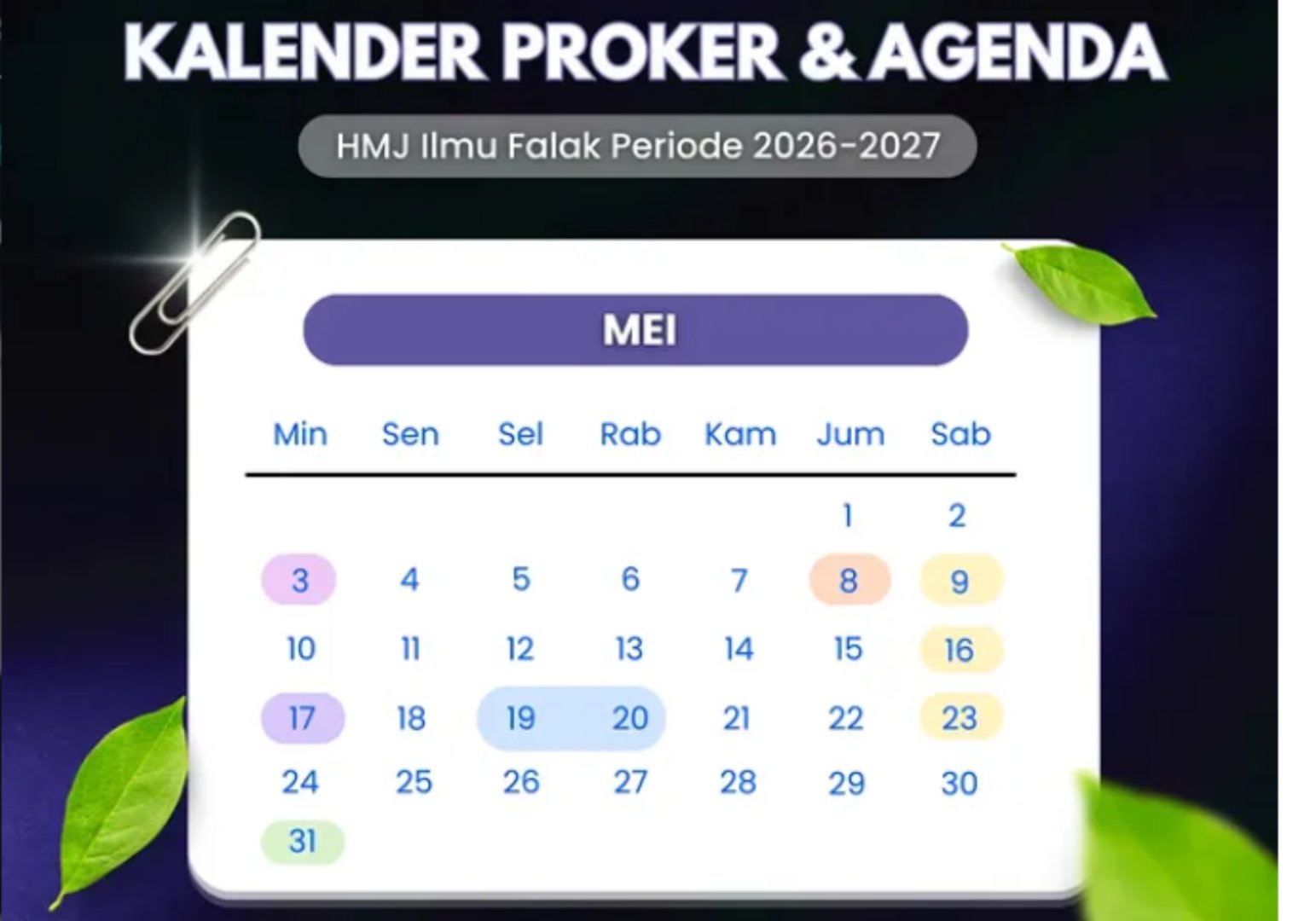 Penyusunan Program Kerja dan Agenda HMJ Ilmu Falak Tahun 2026